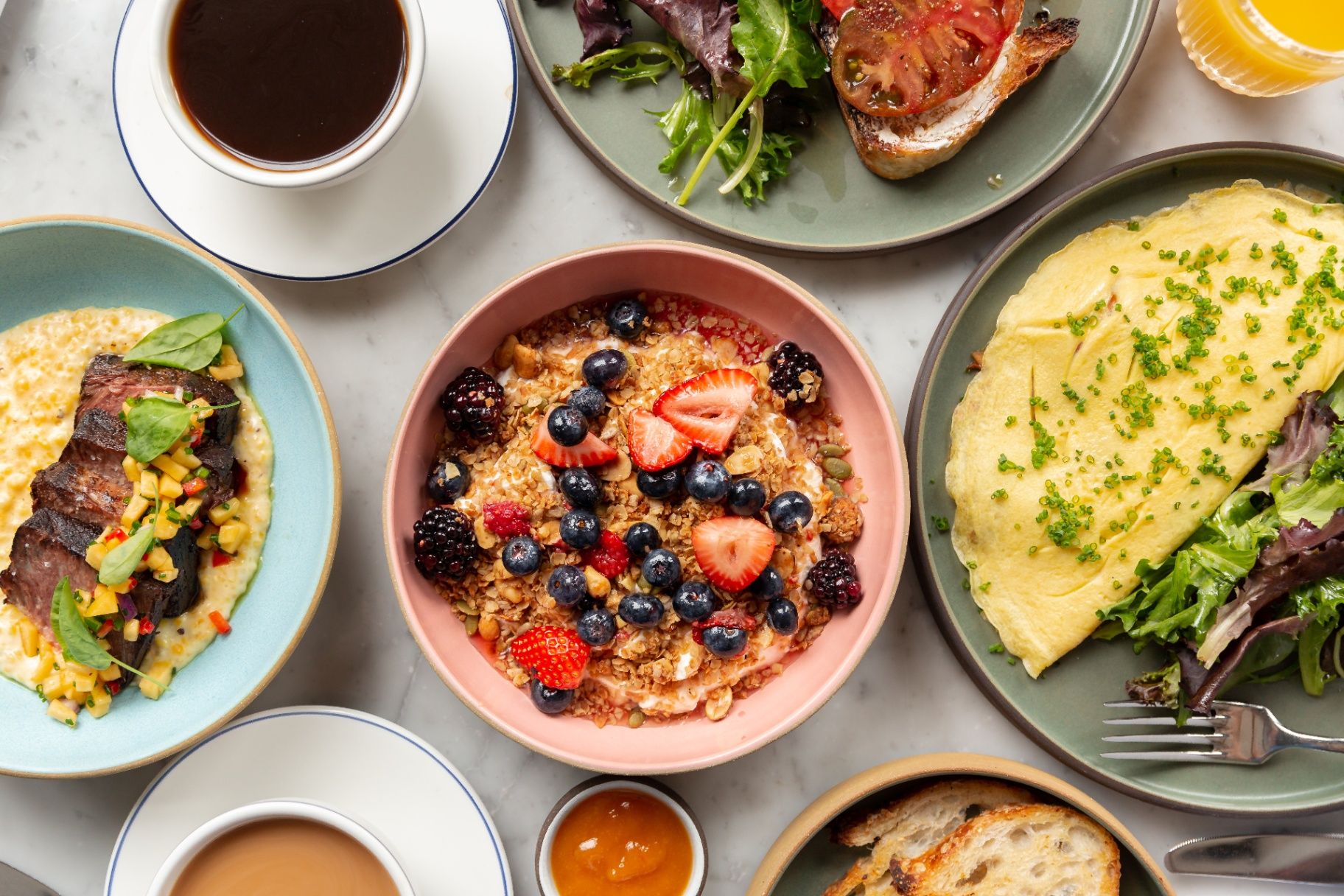 Weekend brunch spread