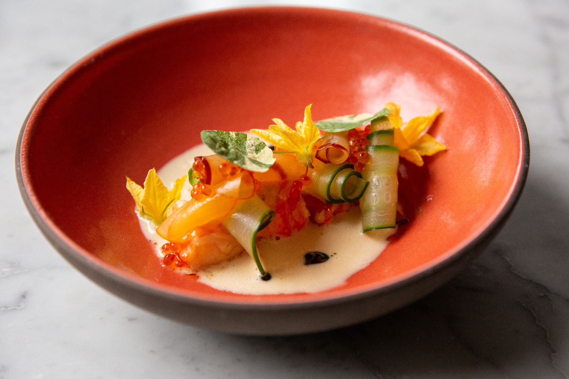 Salmon crudo