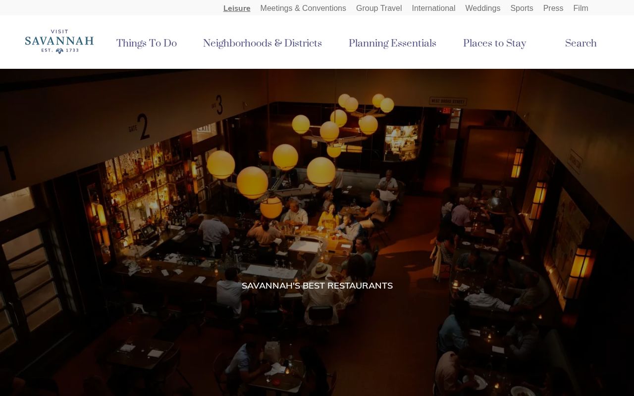 Visit Savannah: Food & Drink in Savannah